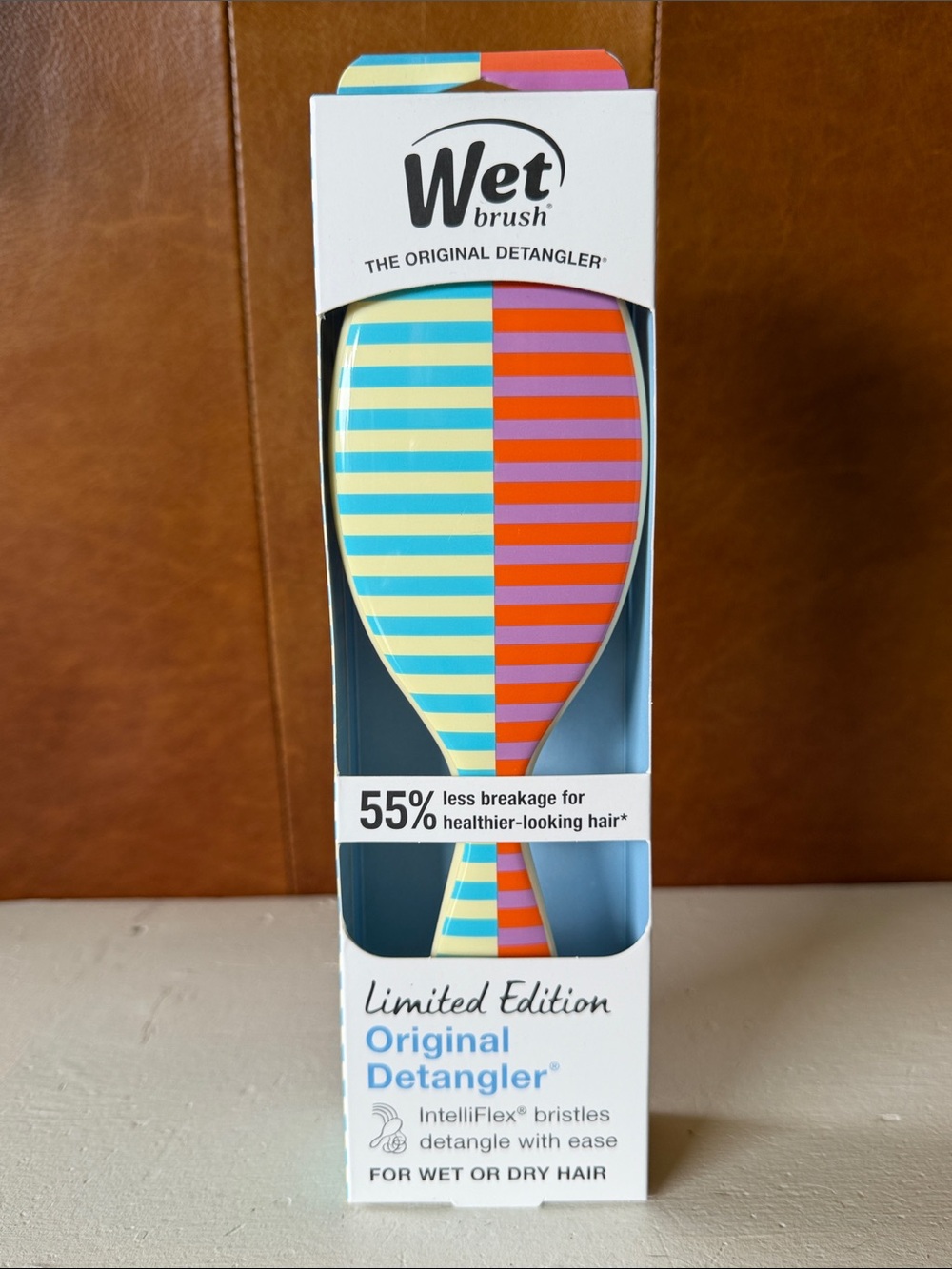 NEW Wet Brush The Original Detangler Wet or Dry Hair Limited Edition Yellow